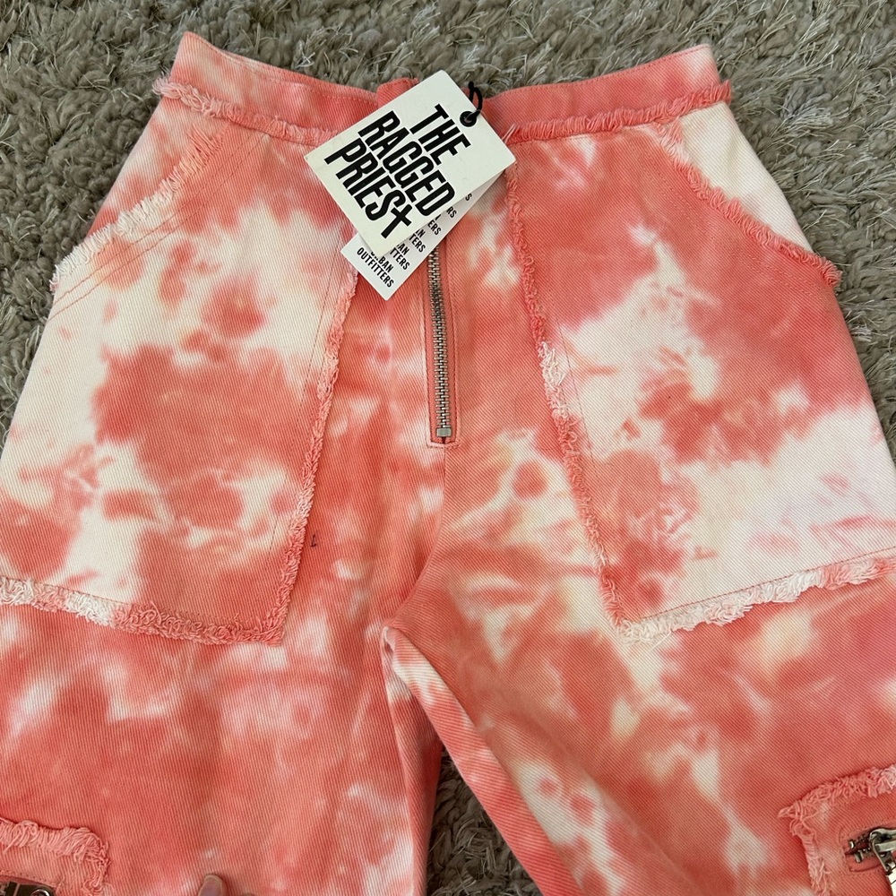 The Ragged Priest Pink Tie-Dye pants